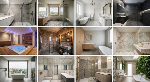 Progetto completo di rifacimento bagno a Bergamo con impianti idraulici a norma - Idraulica Piatti