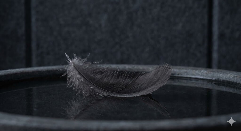 Dettaglio artistico di isolamento acustico e silenzio.