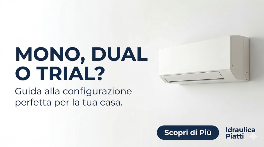 Scelta configurazione climatizzatore Mono Dual Trial Split - Idraulica Piatti