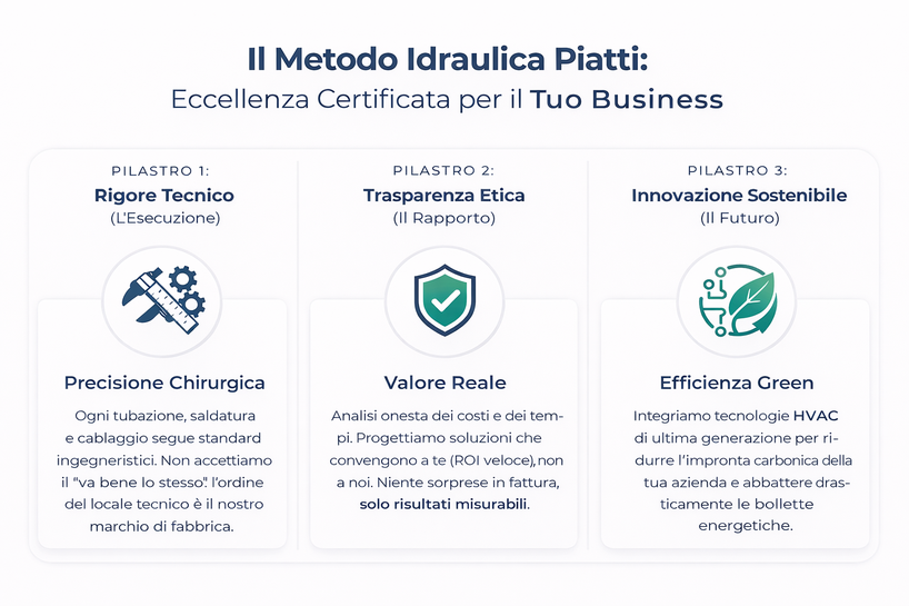 Il Metodo Idraulica Piatti: Eccellenza Certificata per il Tuo Business