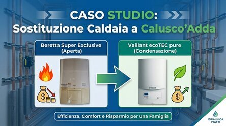 SOSTITUZIONE CALDAIA CALUSCO D'ADDA