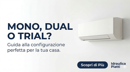 Scelta configurazione climatizzatore Mono Dual Trial Split - Idraulica Piatti