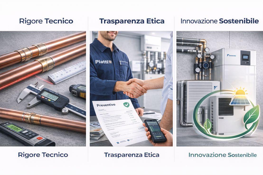 I 3 Pilastri Inamovibili Idraulica Piatti: Rigore Tecnico, Trasparenza Etica, Innovazione Sostenibile Bergamo