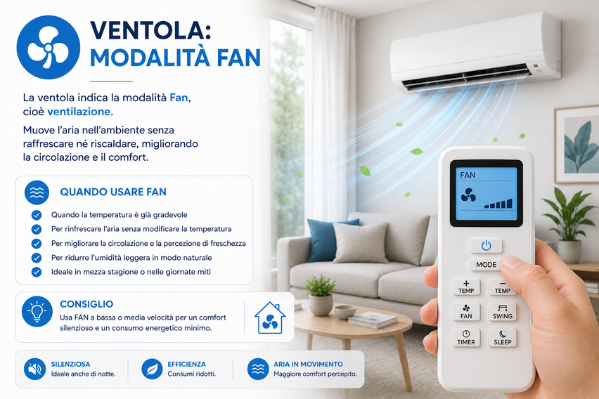 modalita' fan climatizzatore