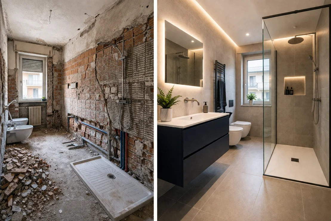 Rifare il bagno